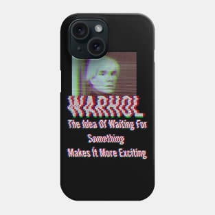 Andy Warhol Motivational Quote Phone Case