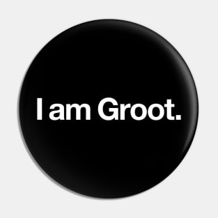 I am Groot Pin