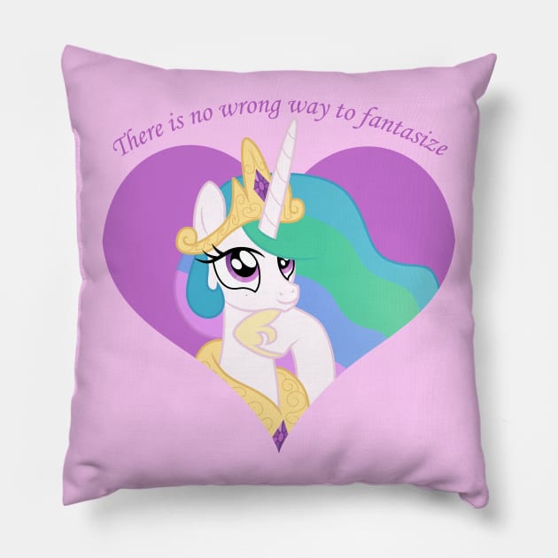 Princess Celestia Fantasize Pillow by CloudyGlow