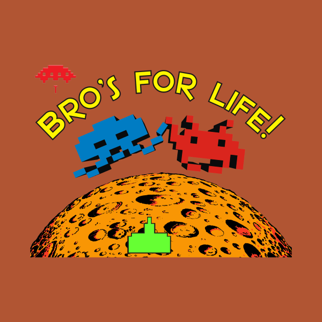 Space Invaders "Bro's for Life". by RoswellWitness