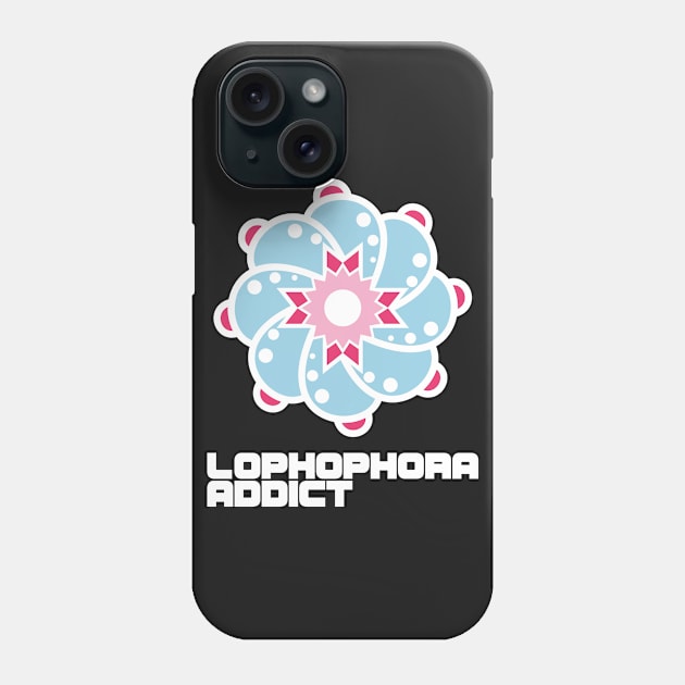 Lophophora Addict Color vertical Phone Case by WildCactus