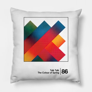 The Colour of Spring / Minimal Style Graphic Artwork Design Pillow