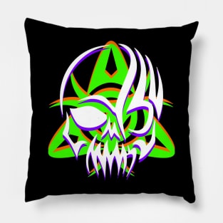 Tribal Skull Pillow