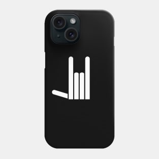 Horns sign \m/ Phone Case