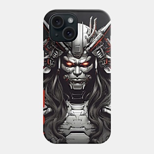 Dark Shadow Futuristic Samurai Phone Case