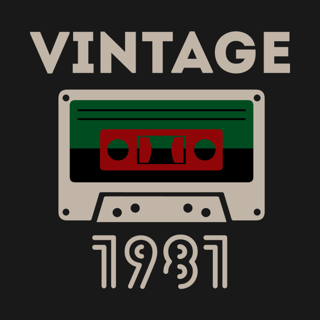 Vintage Cassette Tape - 1981 by mymainmandeebo