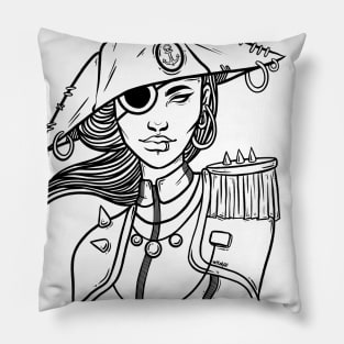 Captain Scarlett Pillow