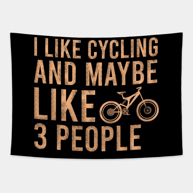 I like cycling and maybe like 3 people Tapestry by cypryanus