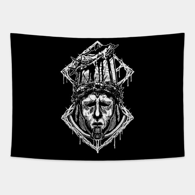 The Penitent's Culpa - W Tapestry by demonigote