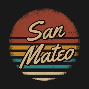 San Mateo Vintage Text T-Shirt