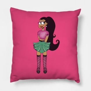 Raspberry Sorbet Girl Pillow