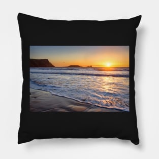 Worms Head, Rhossili Bay Pillow