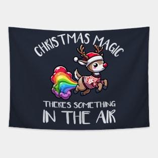 Christmas Magic Is In The Air Tapestry