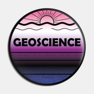 Genderfluid Pride Geoscience Cross Section Pin