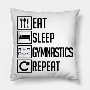 Eat Sleep Gymnastics Repeat MAG Pillow