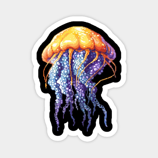 16-Bit Jellyfish Magnet by Animal Sphere