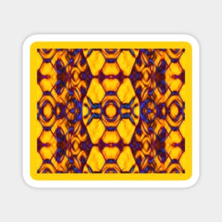 Symmetrical pattern Magnet