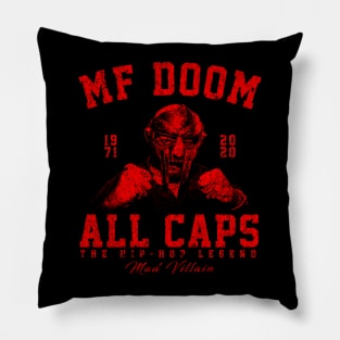 MF Doom Red Pillow