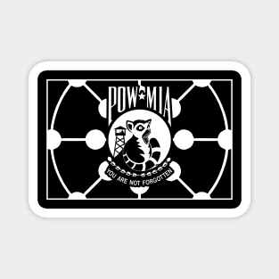 Lemurian Time War POW MIA Flag Magnet