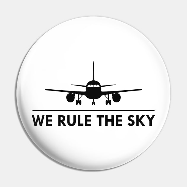 Air Traffic Controller - We rule the sky Pin by KC Happy Shop