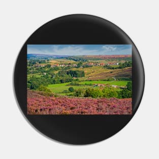 North York Moors National Park Landscape Pin