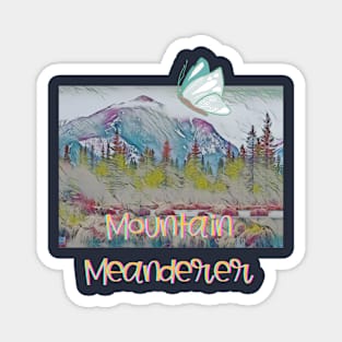 Mountain Meanderer (butterfly wanderer) Magnet