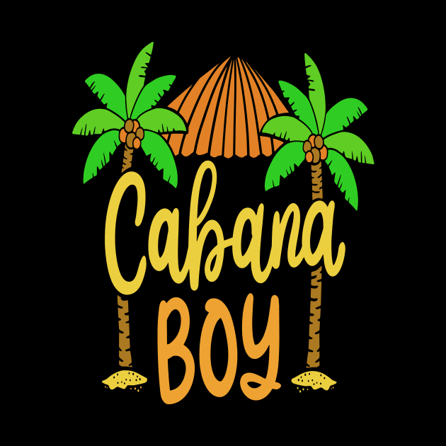 Pool Party Bartender Cabana Boy Motif by Shirtjaeger