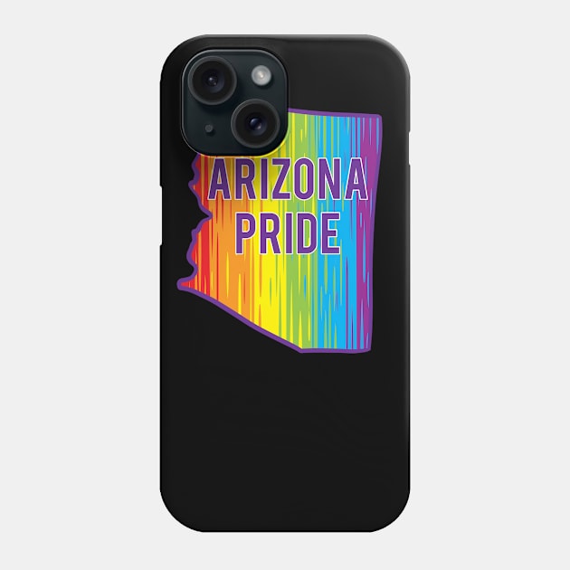 Arizona Pride LGBTQ Phone Case by Manfish Inc.