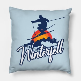 Winter Skiing Pillow