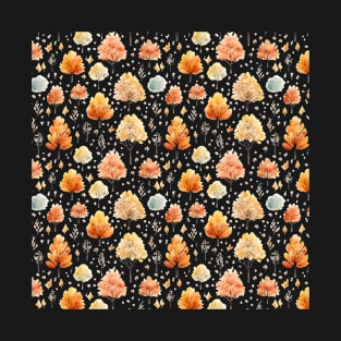 Autumnal Trees Pattern #1 T-Shirt