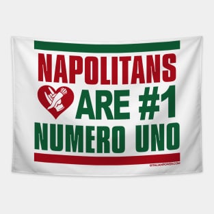 RETRO REVIVAL - Napolitans are Numero Uno Tapestry