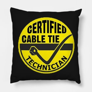 Certified Cable Tie Technician Pillow