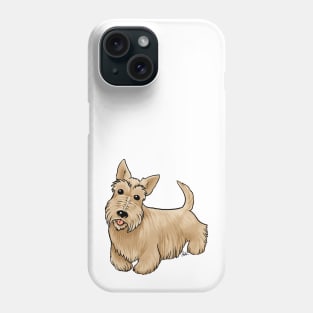 Dog - Scottish Terrier - Wheaten Phone Case