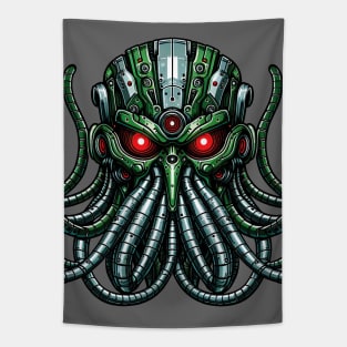 Biomech Cthulhu Overlord S01 D33 Tapestry