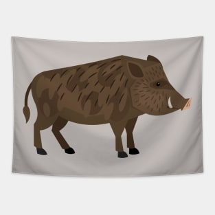 Brown Boar Tapestry