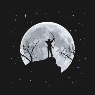 Archer Silhouette in Full Moon T-Shirt