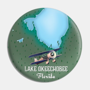 Lake Okeechobee Florida map Pin