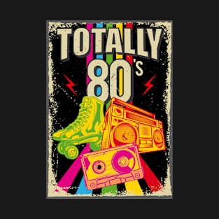 Funny 80s Retro 1980s Party Turntable Cassette T-Shirt