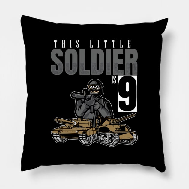 9 Soldier Camouflage Pillow by HypeRamen