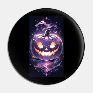 Gemstone Jack-o-lantern Pin