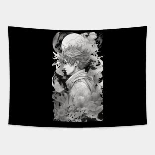 Gojo Satoru Grey Design Tapestry