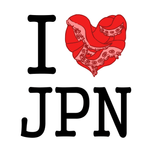 I Love Japan Tentacle T-Shirt