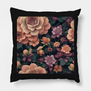 Floral Pattern Pillow