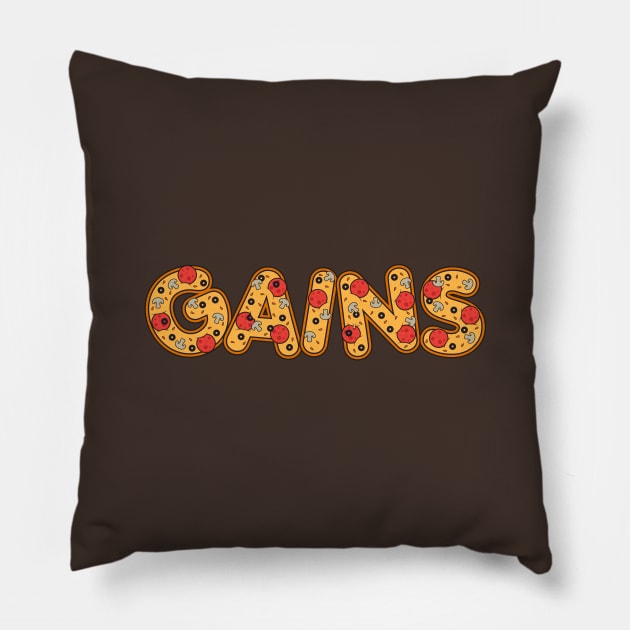 Gains Pillow by Woah_Jonny