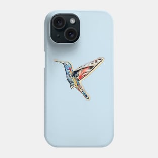 Hummingbird in Flight - Bird Art 4 Phone Case