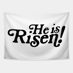 He is Risen! Retro Bible Verse Tapestry