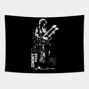 Jimmy Page Retro Guitar Tapestry