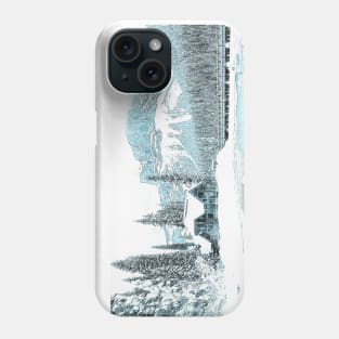 Winter Morning in the Mountain House Phone Case