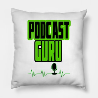 Podcast Guru Design for Podcast Lovers Pillow