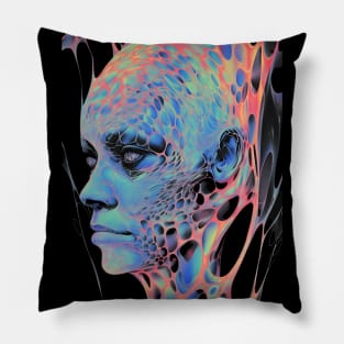 The Neon Matrix Pillow